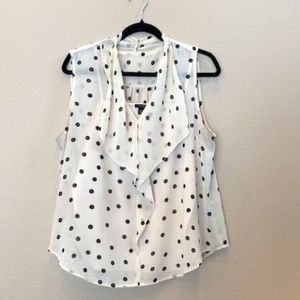 Ann Taylor sleeveless blouse, XL Petite